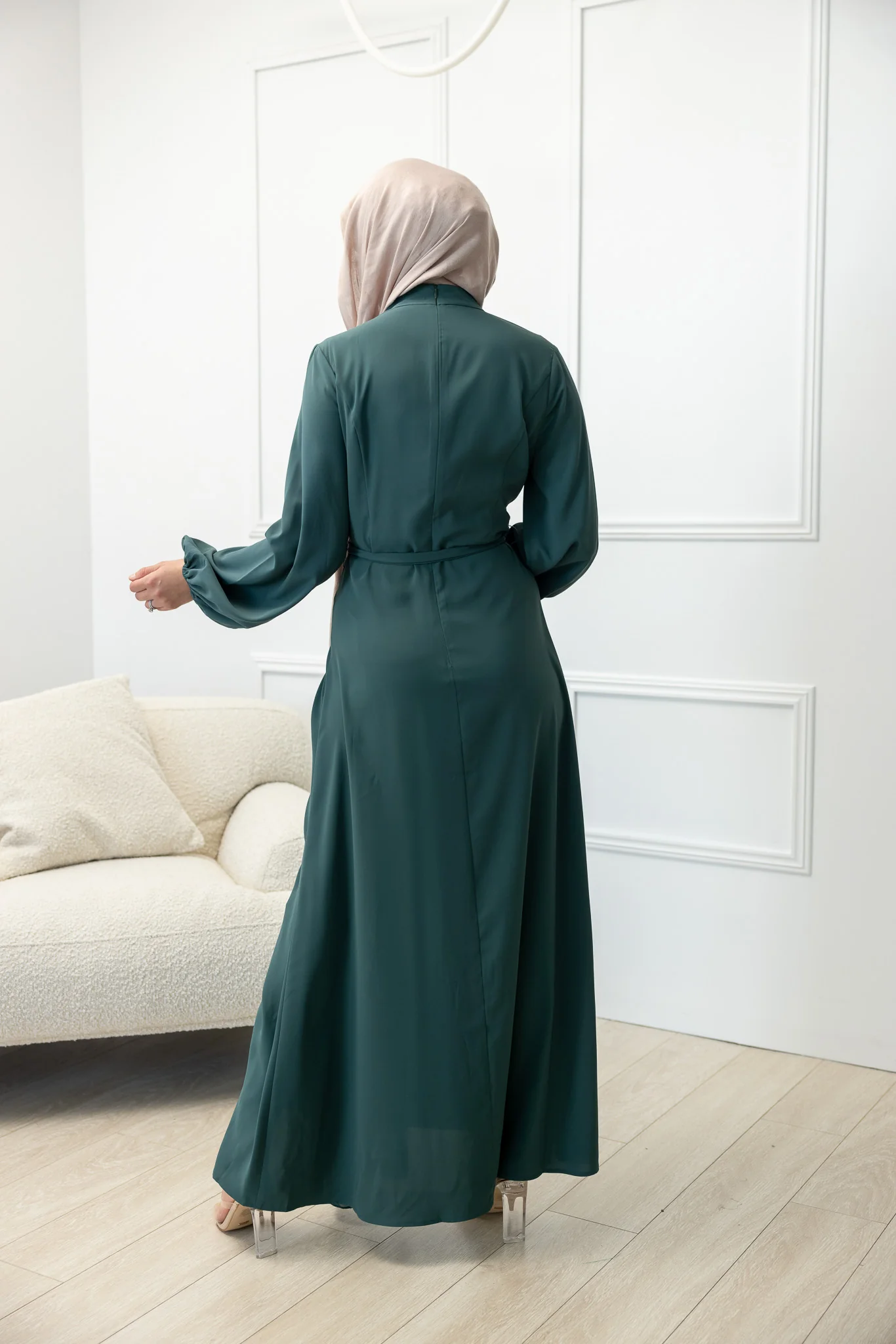 The Crescent Sundar Drape Dress - Image 3