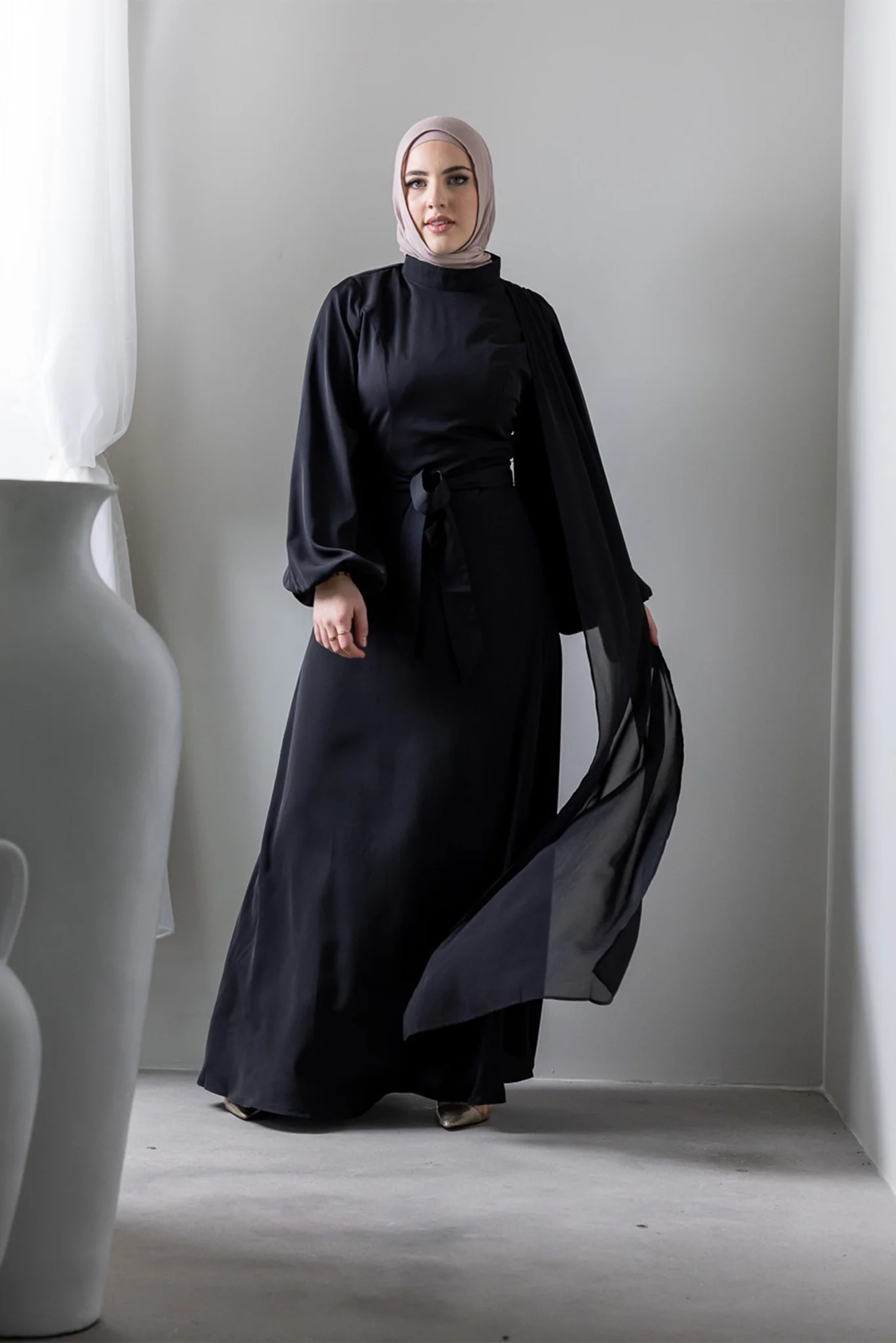 The Crescent Sundar Drape Dress - Image 8