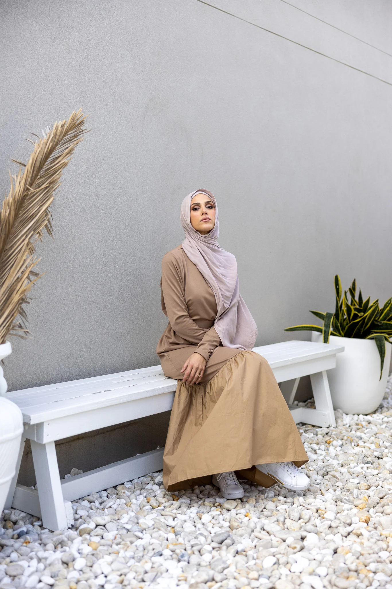 The Crescent Tamika Thumbhole Tie Dress - Image 8