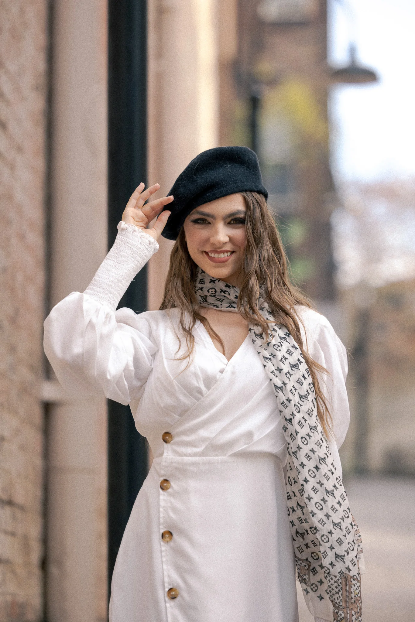 The Crescent Vernal Puff Sleeve Dress - Image 10