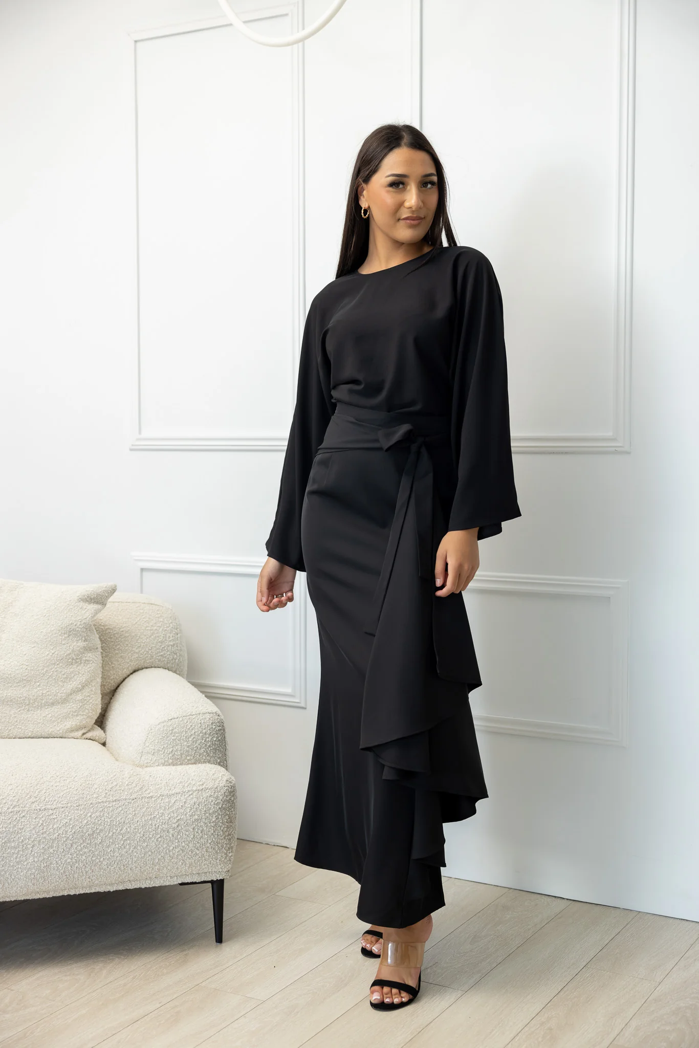 The Crescent Yanna Drape Tie Skirt - Image 7