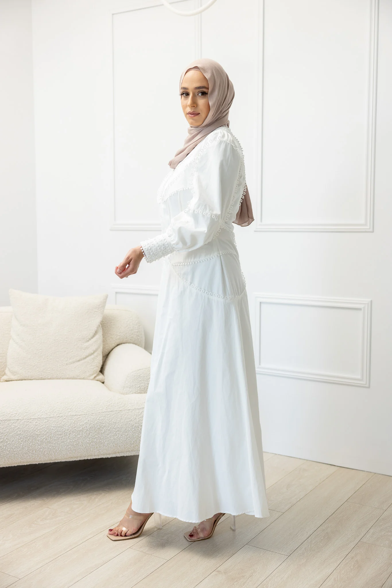 The Crescent Zelia Lace Detailed Dress - Image 10