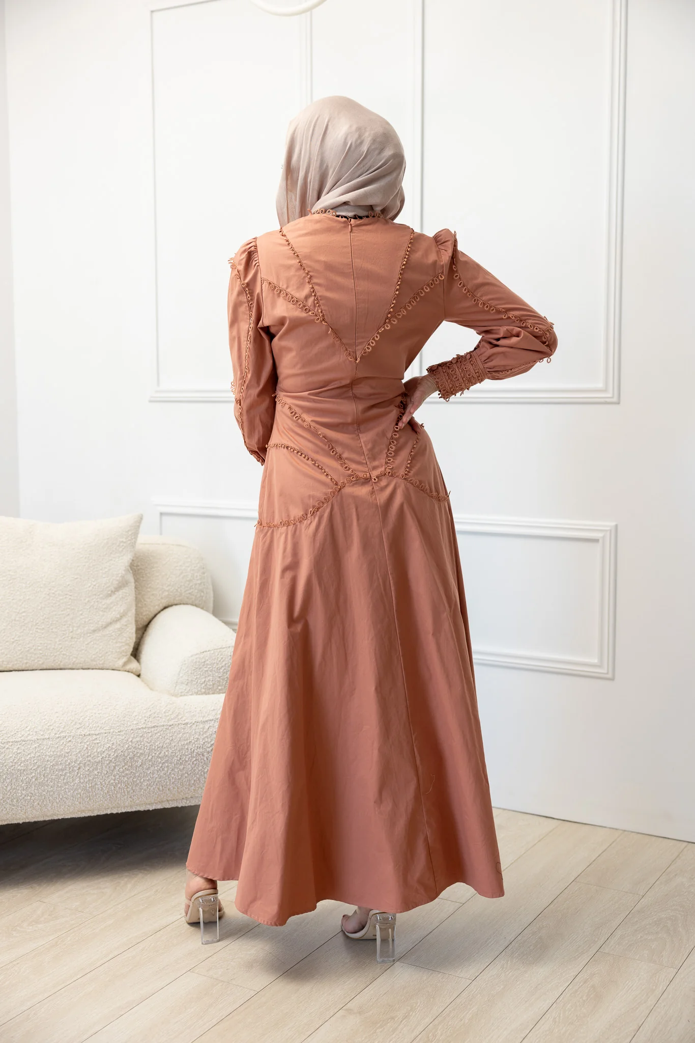 The Crescent Zelia Lace Detailed Dress - Image 3