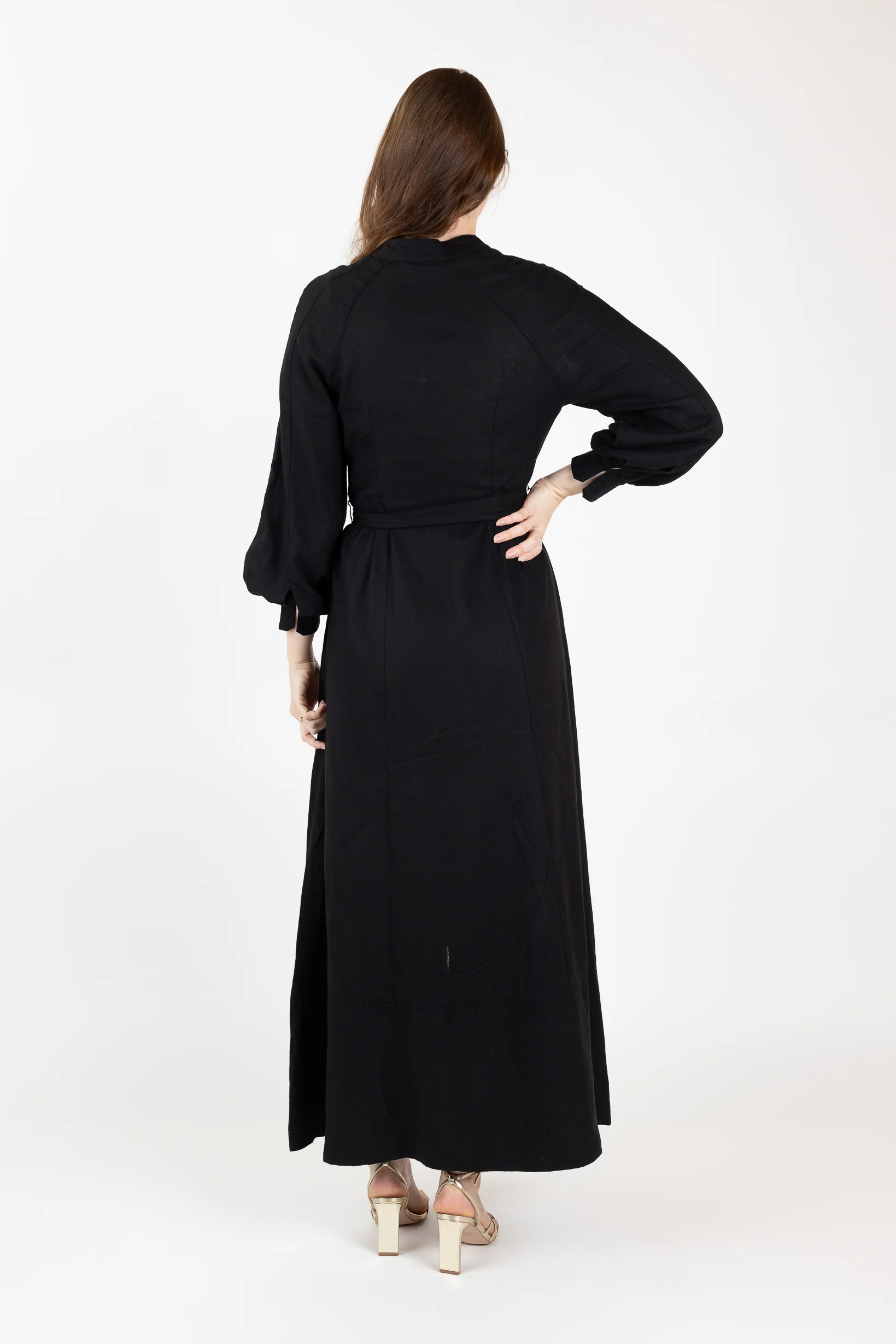 The Grand Adella Linen Maxi Dress - Image 9