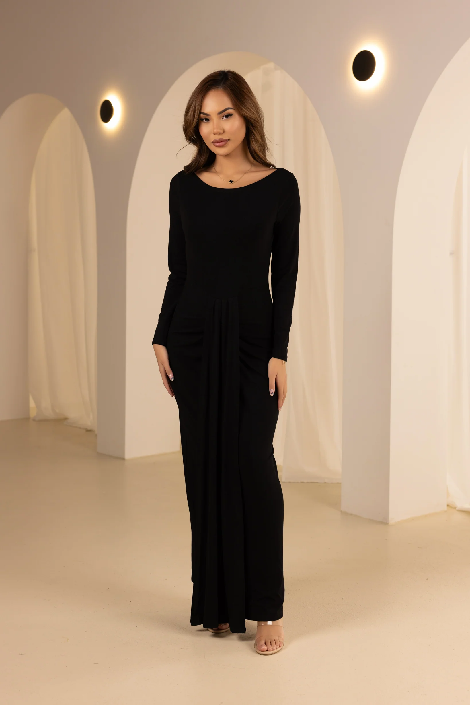 The Grand Drape Skirt Dress - Image 6