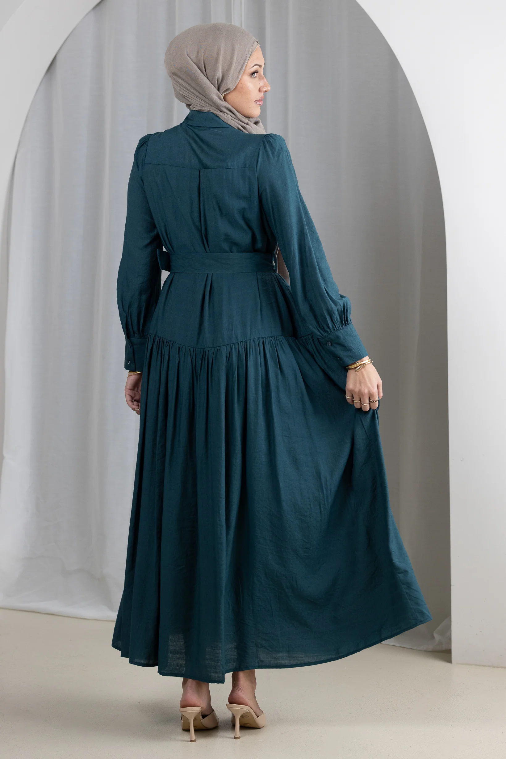 The Grand Kareena Maxi Shirt Dress - Image 16