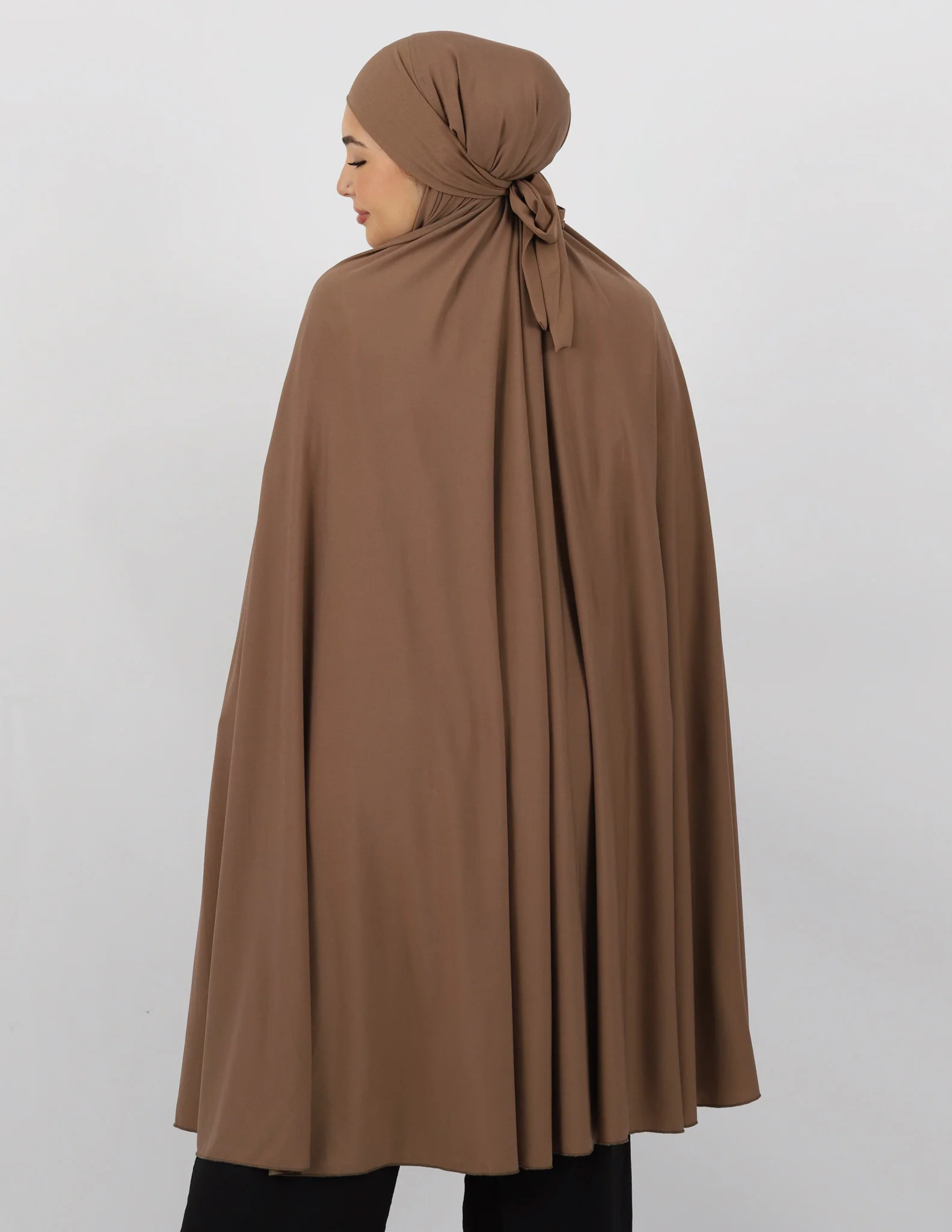 Tie Back Jilbab No Sleeves - Shades of Nude - Image 16