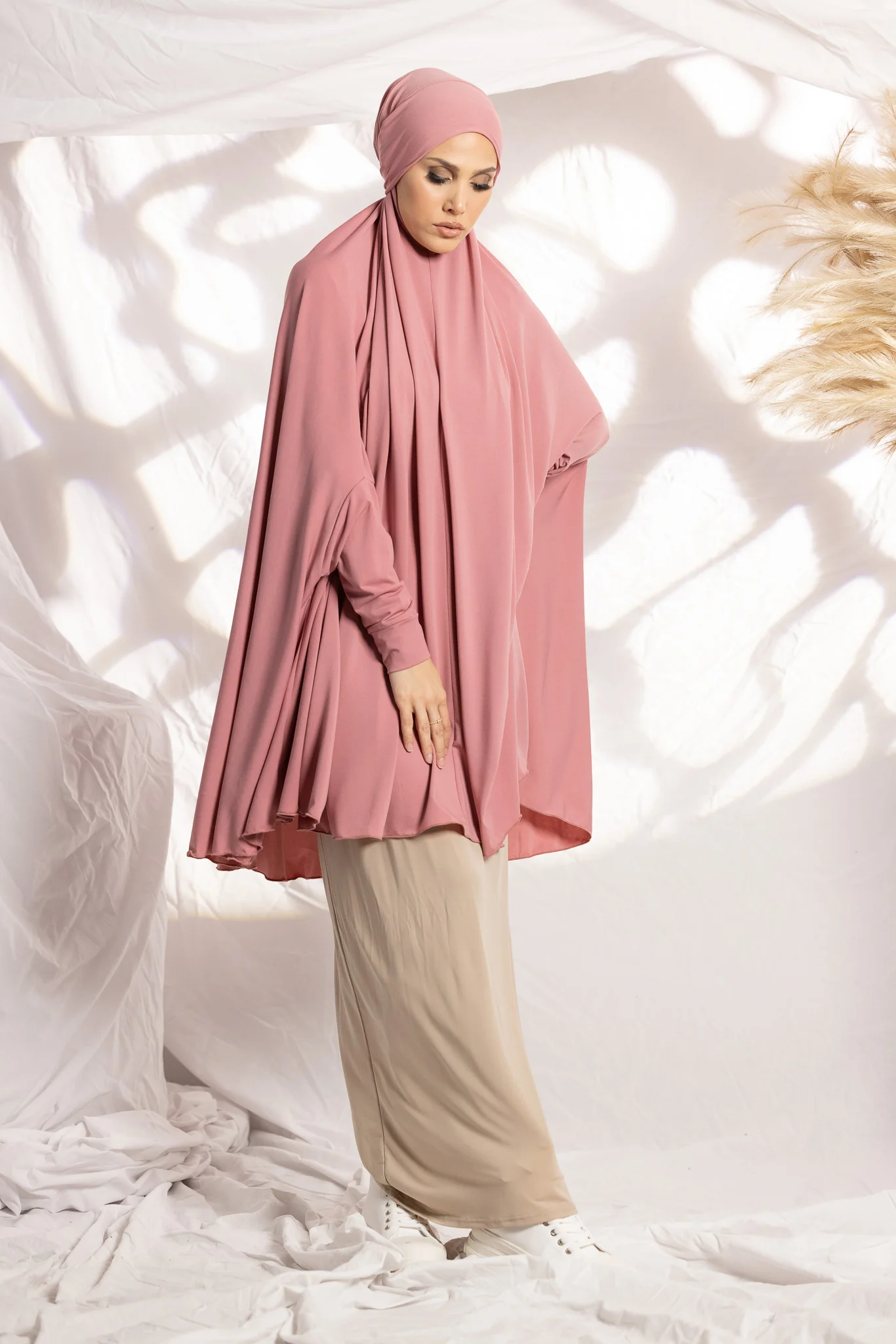 Tie Back Jilbab Sleeves - Shades of Pink - Image 8
