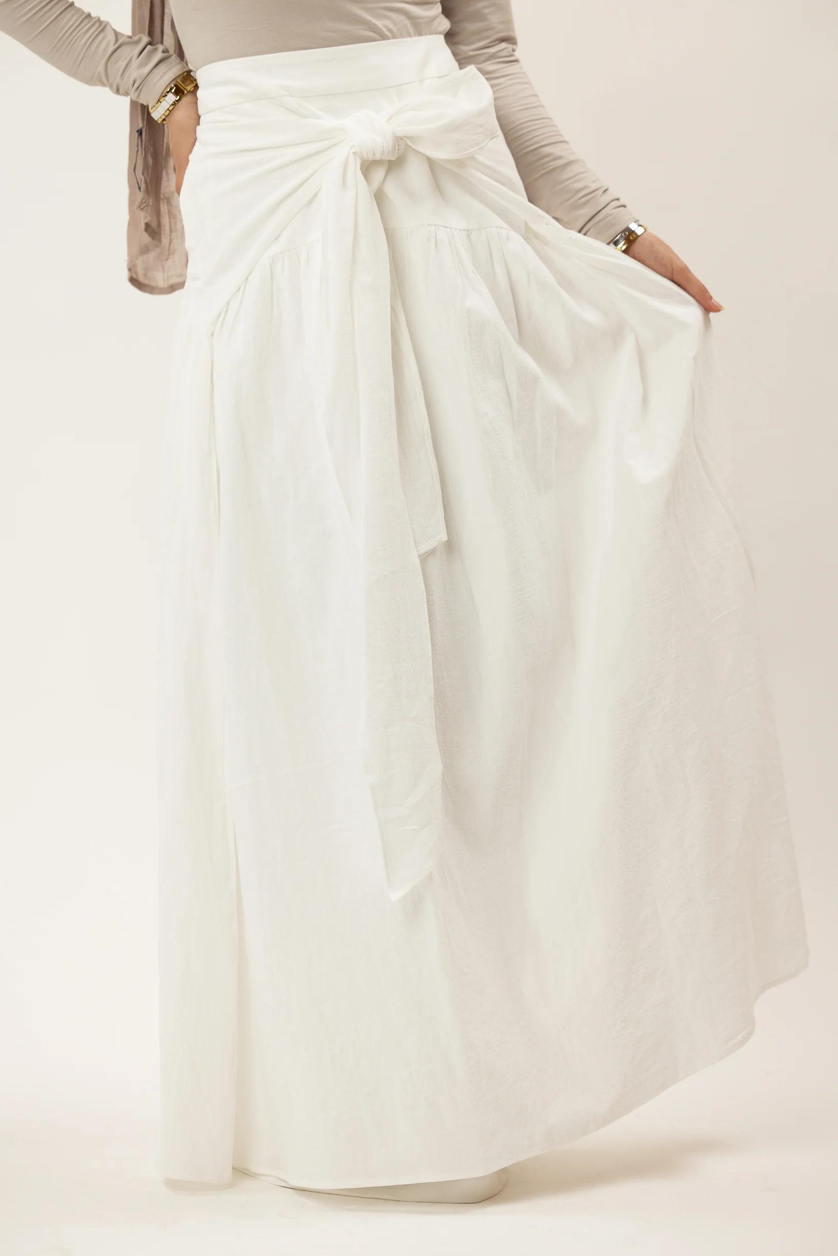 Tiffany Tie Front Skirt - Image 8