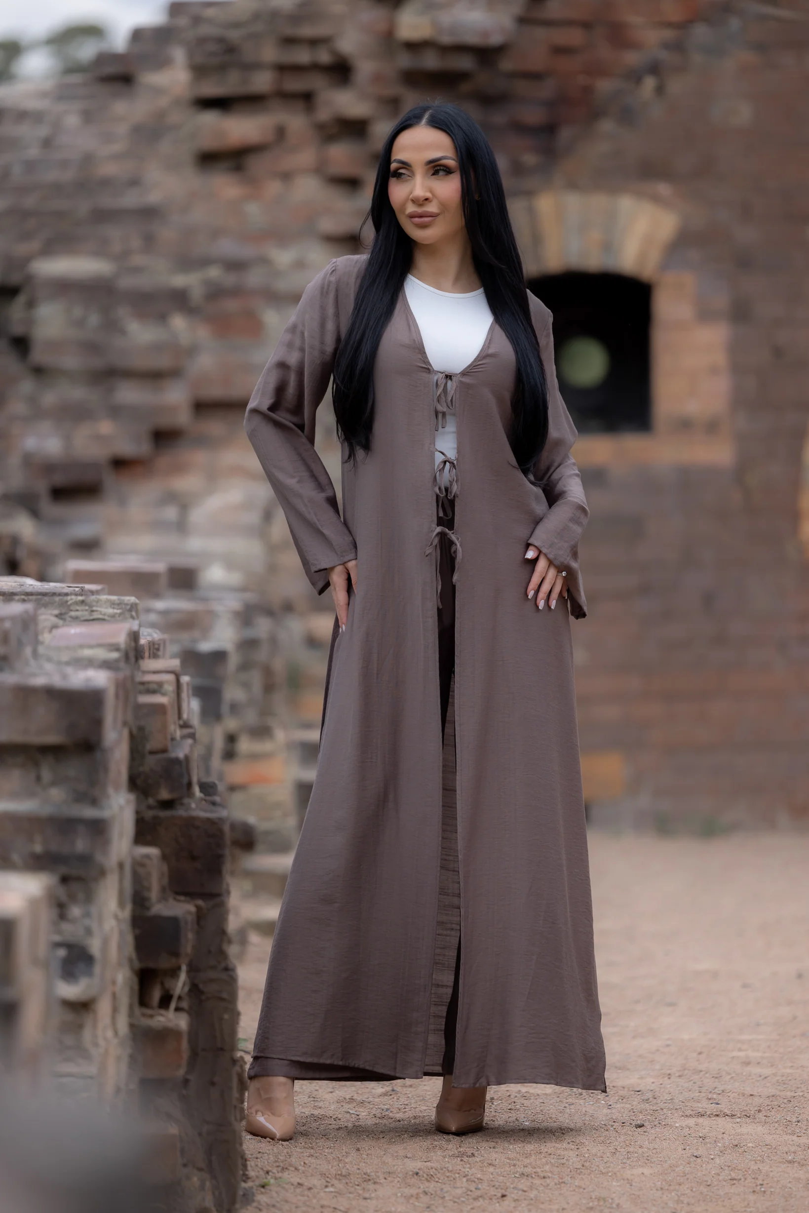 Twin Tie Cardi and Pants Set - Image 12