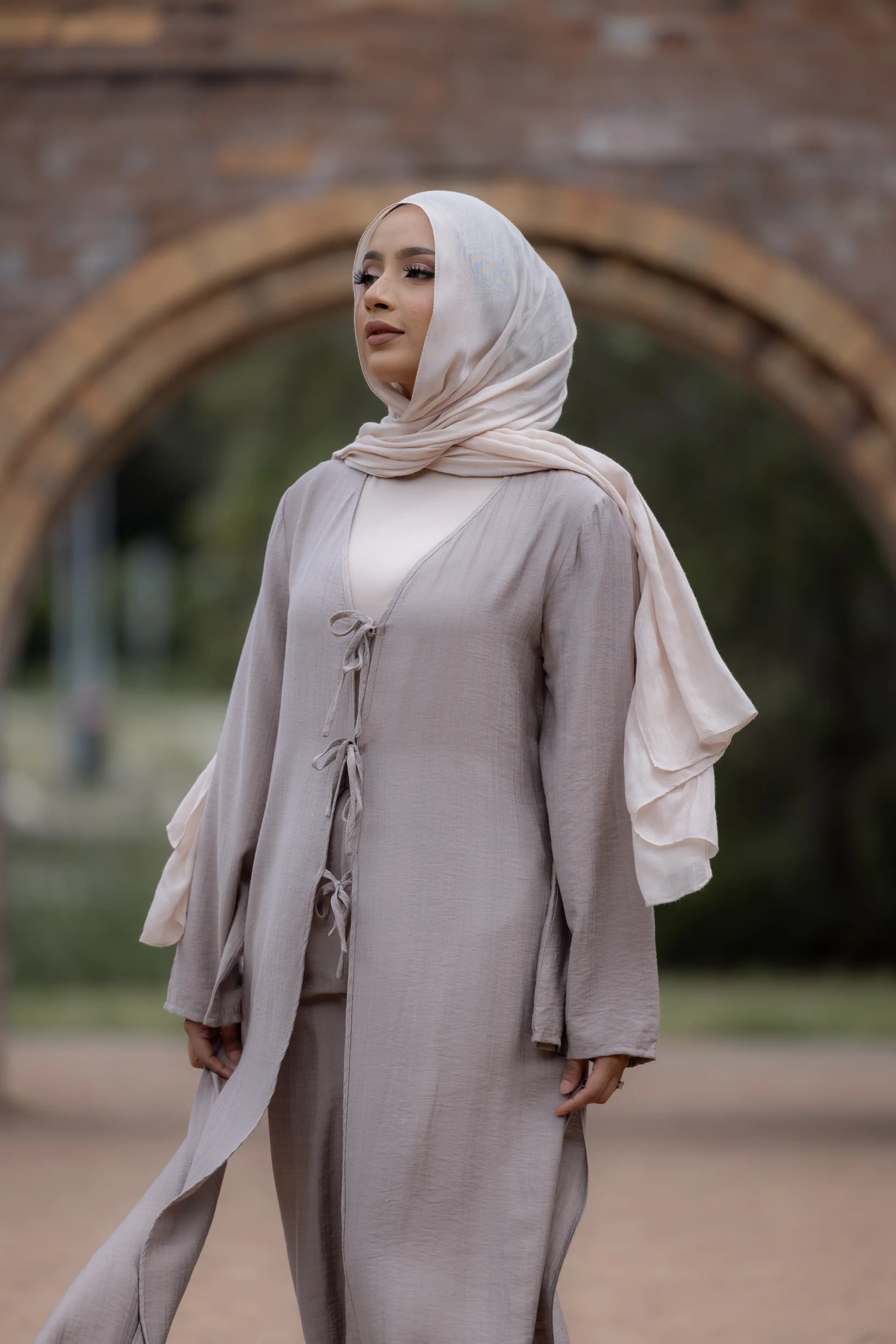 Twin Tie Cardi and Pants Set - Image 13