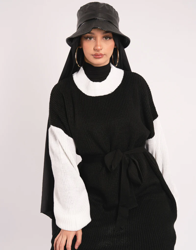 Two Tone Knit Top - Image 6