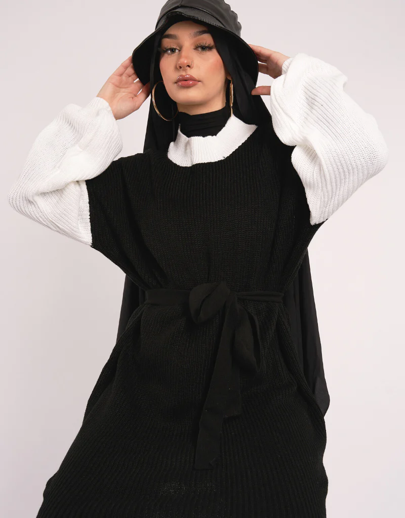Two Tone Knit Top - Image 7