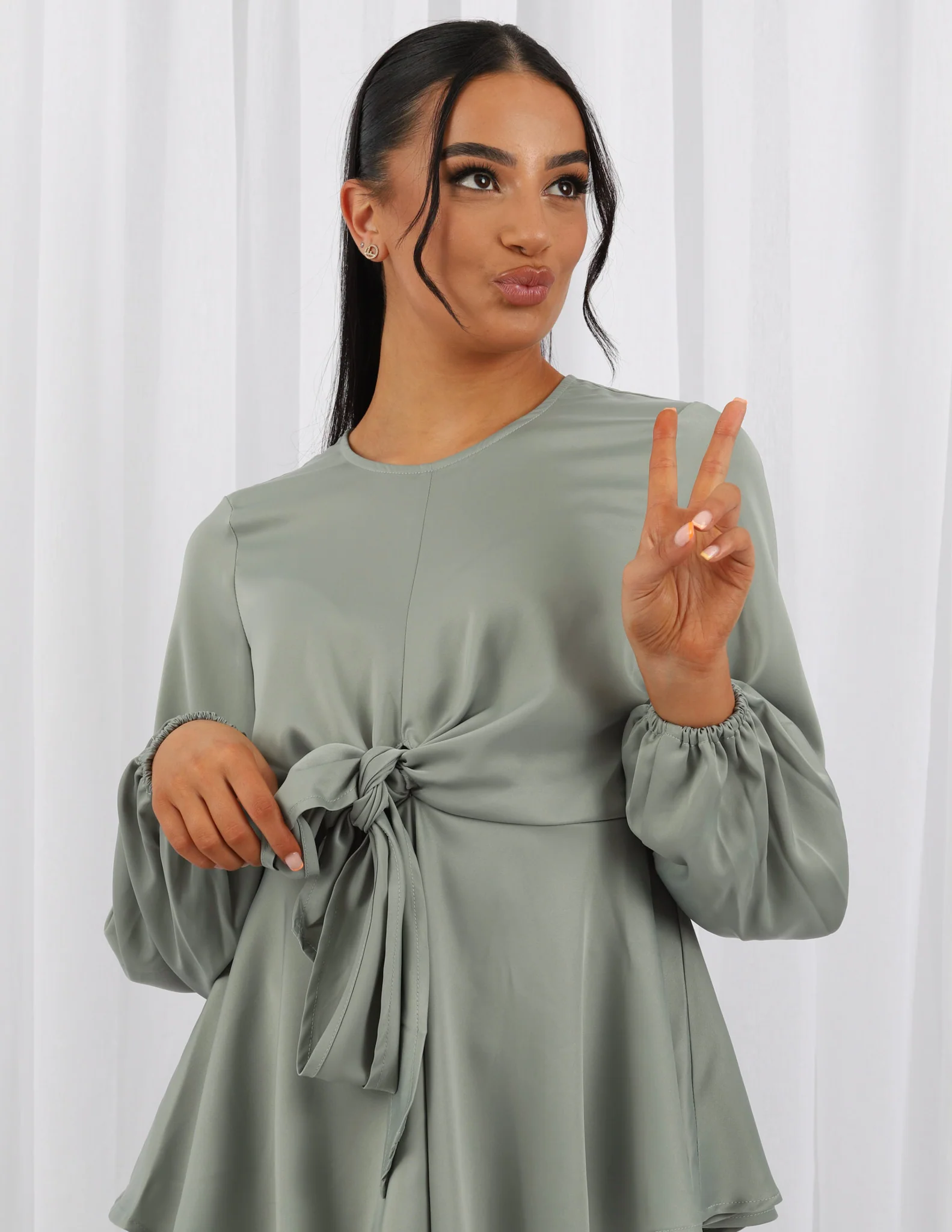 Valia Crossback Blouse - Image 9