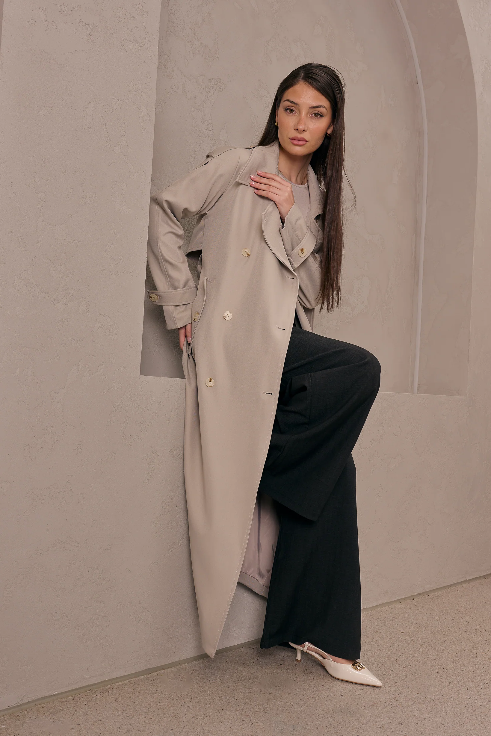 Valisse Trench Coat - Image 3