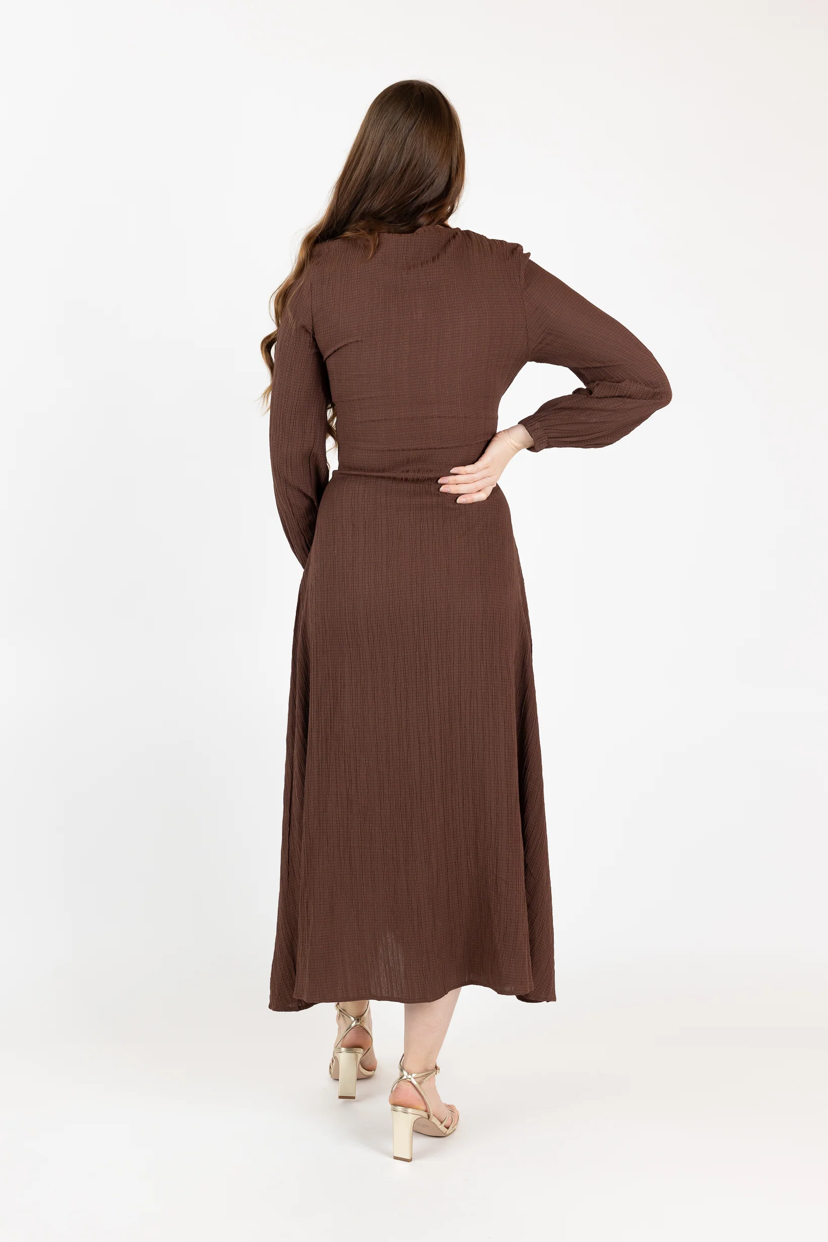 Waist Tie Button Up Dress - Image 15