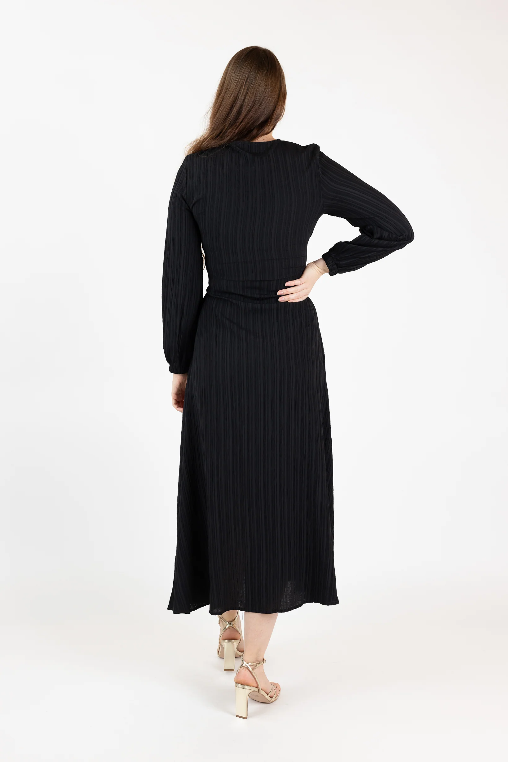 Waist Tie Button Up Dress - Image 19