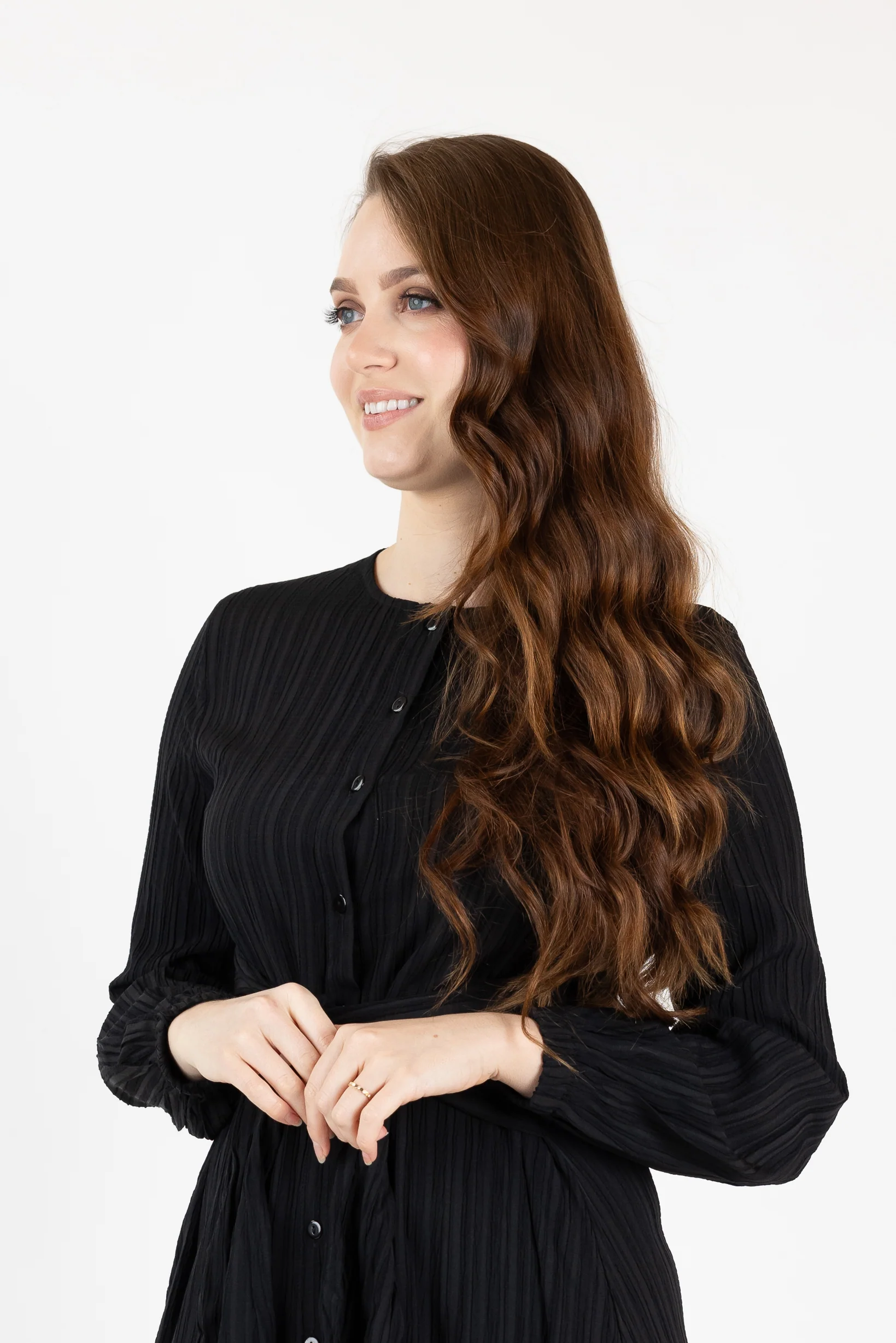 Waist Tie Button Up Dress - Image 20