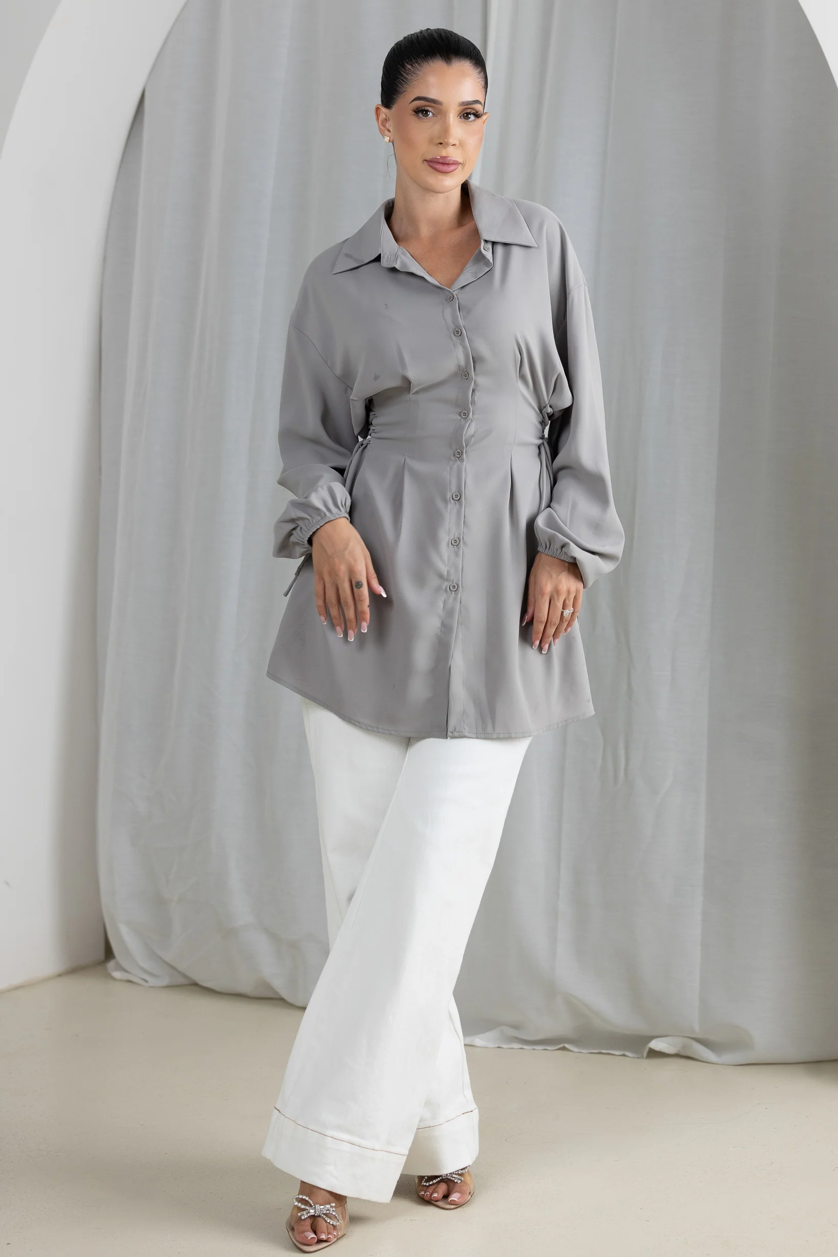 Wallai Side Detailed Shirt - Image 4