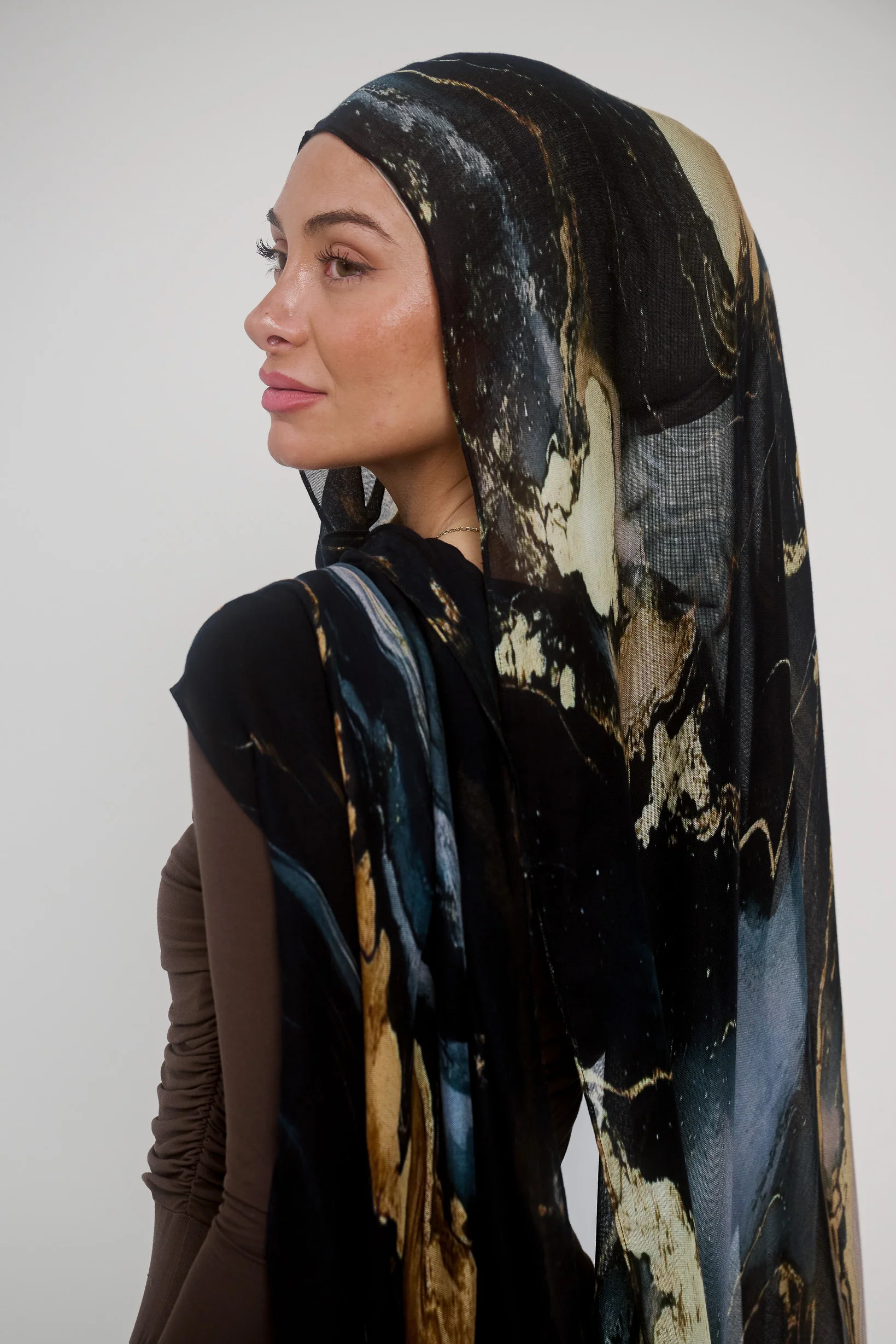Watermark Modal Shawls - Shades of Black - Image 3