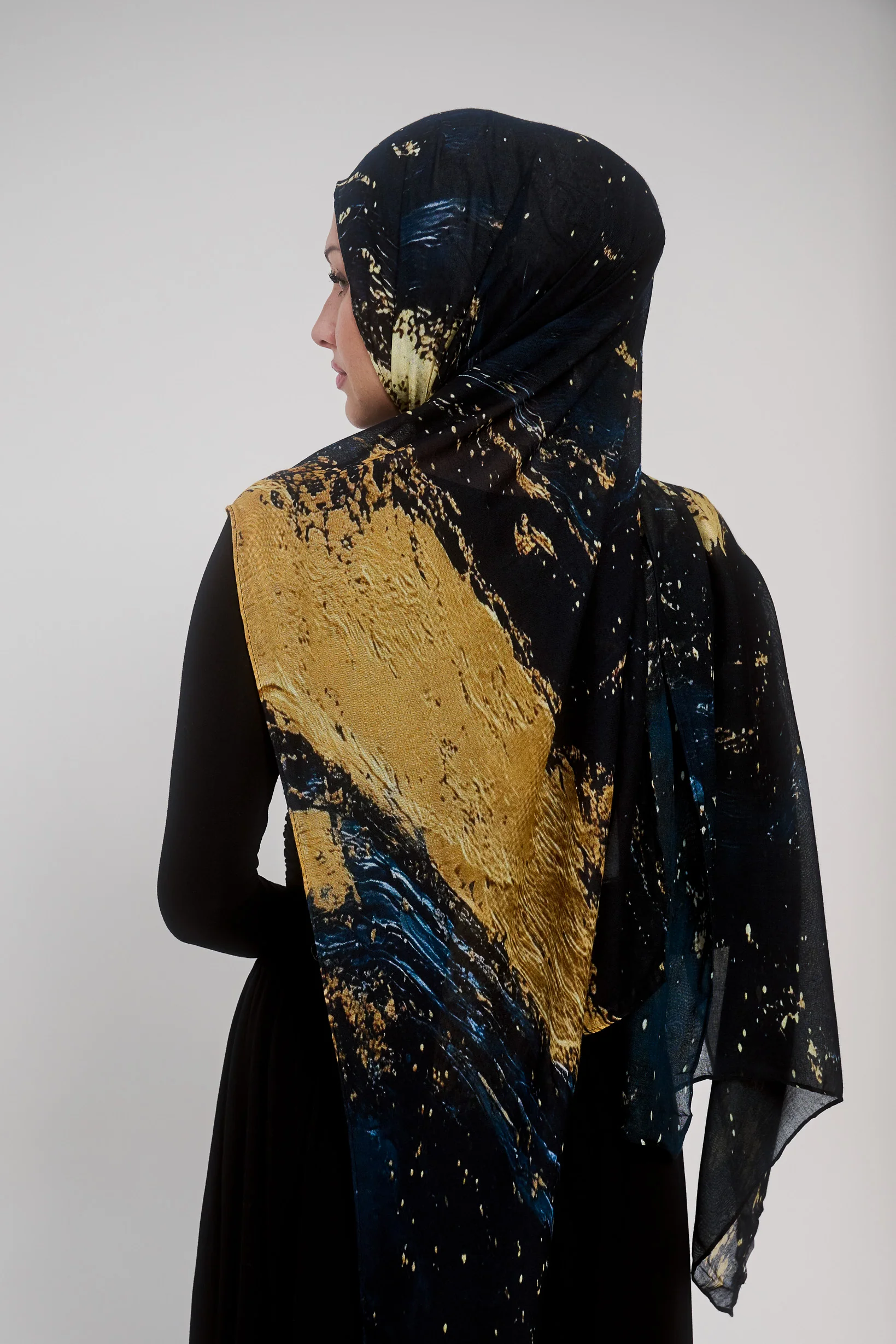 Watermark Modal Shawls - Shades of Dark Blue - Image 18