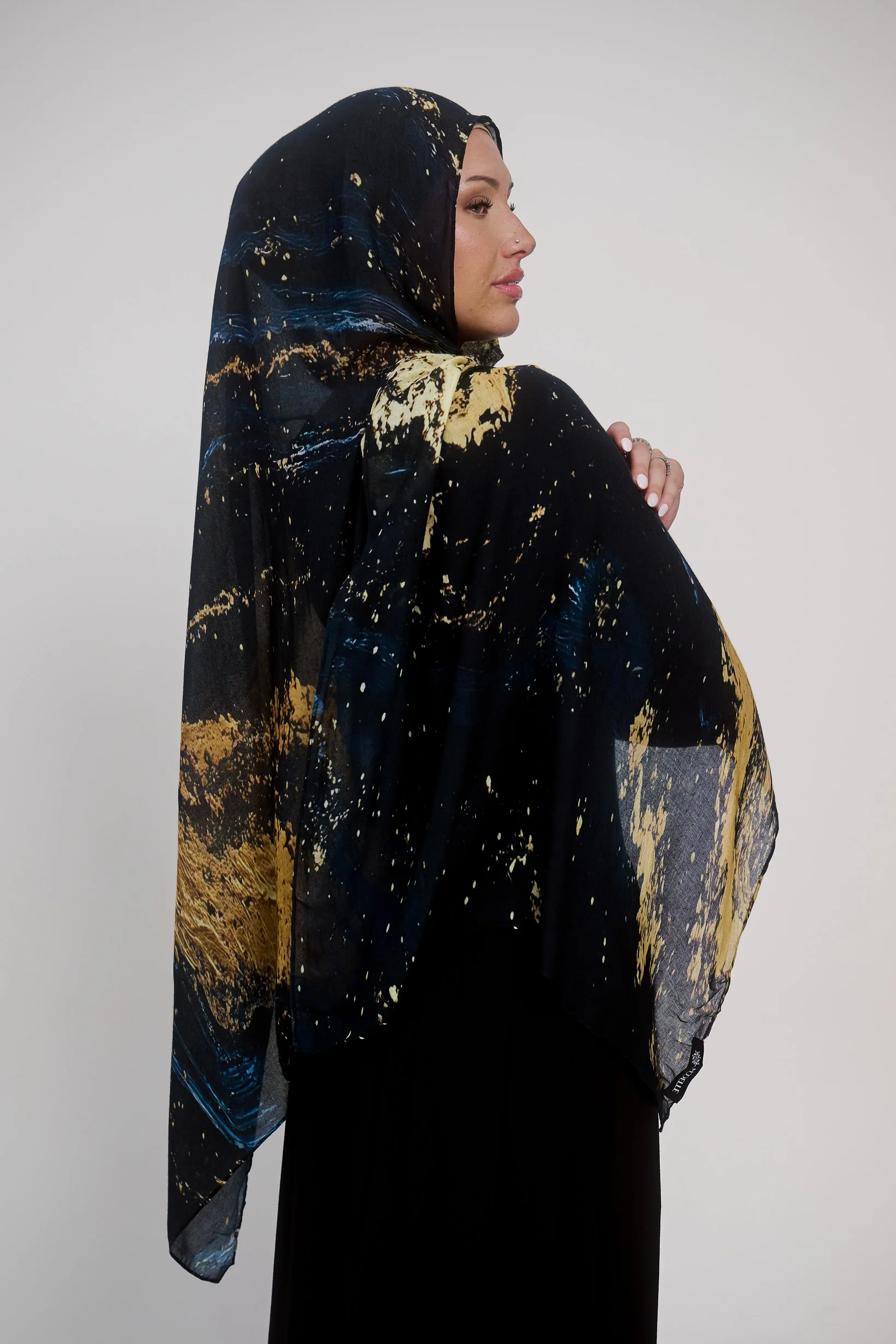 Watermark Modal Shawls - Shades of Dark Blue - Image 20