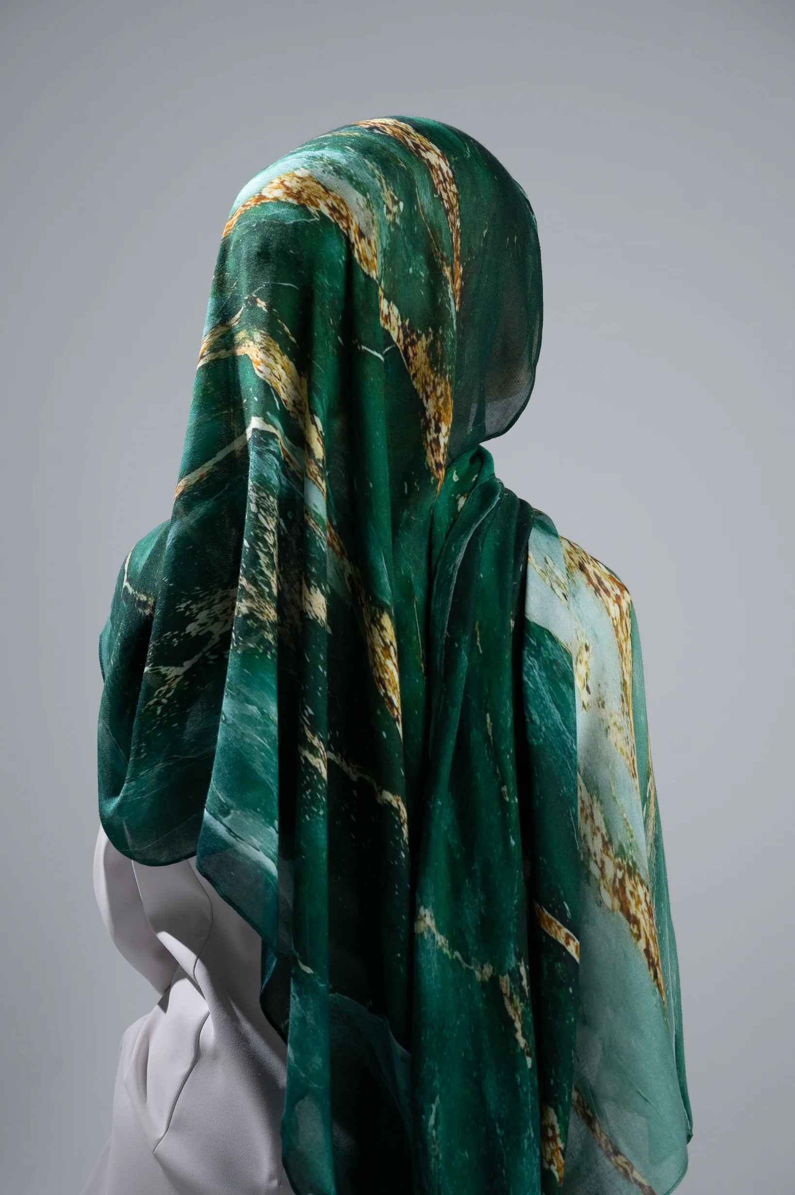 Watermark Modal Shawls - Shades of Light Green - Image 10