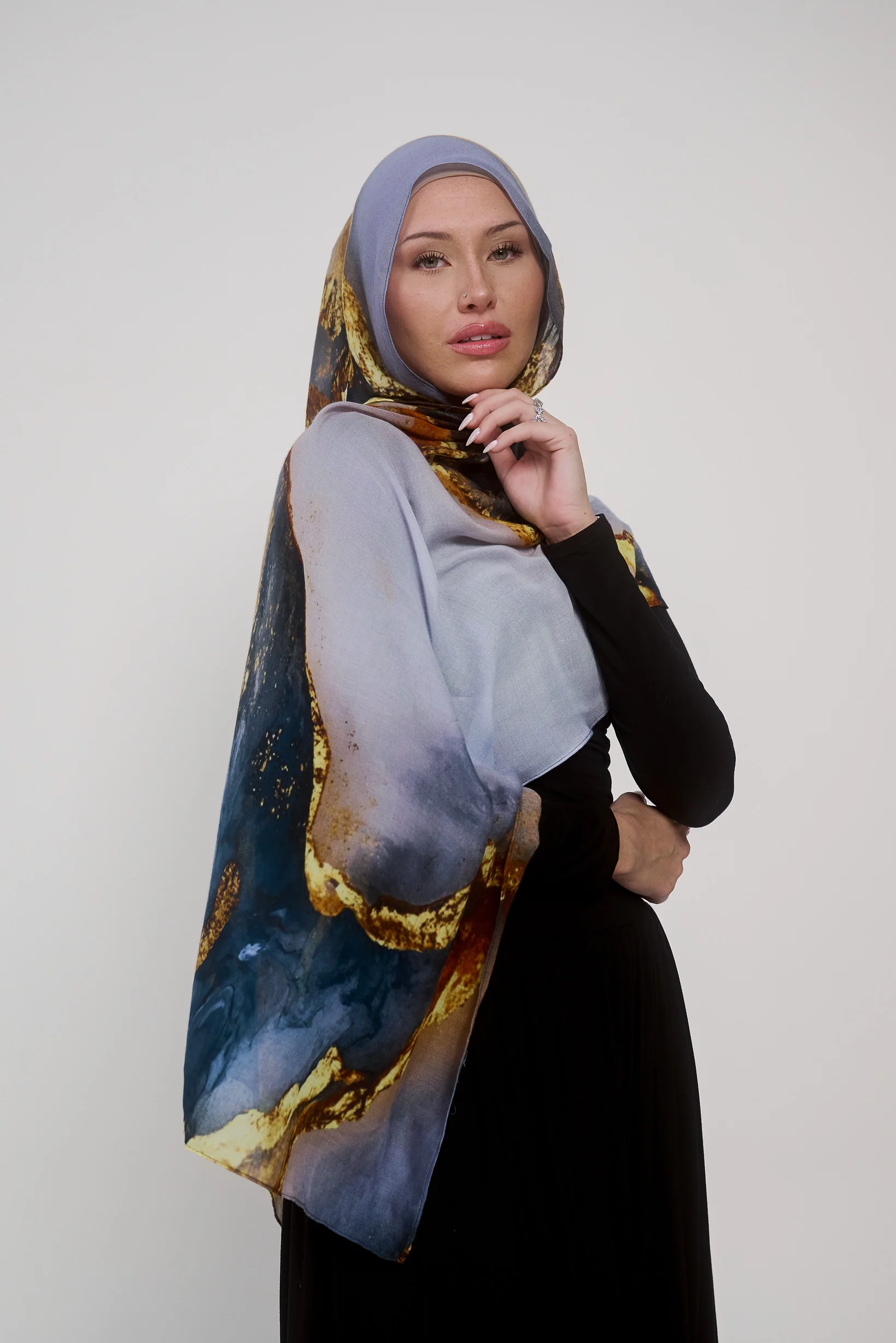 Watermark Modal Shawls - Shades of Purple
