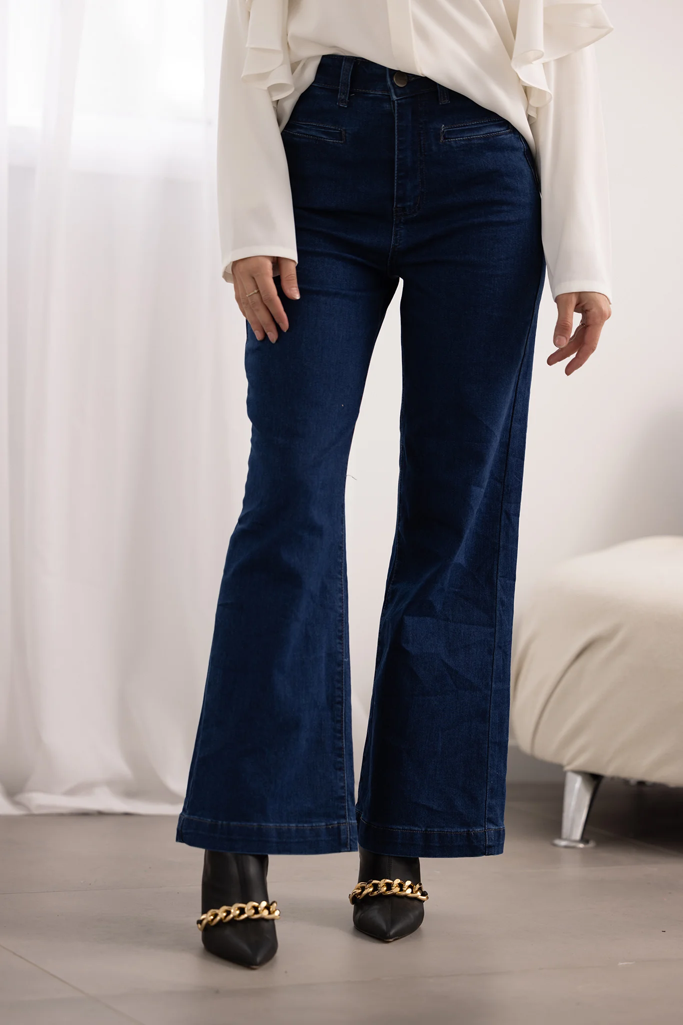 Wide leg Denim Jeans