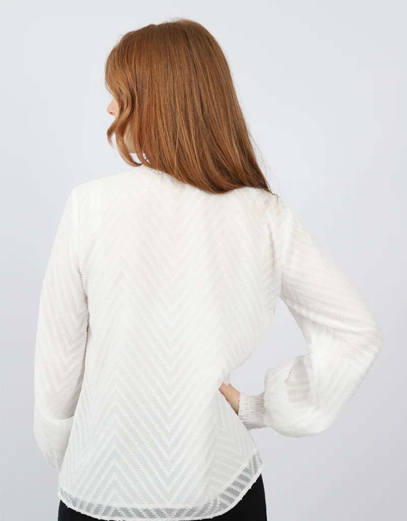 Zig Zag Stitch Blouse - Image 8